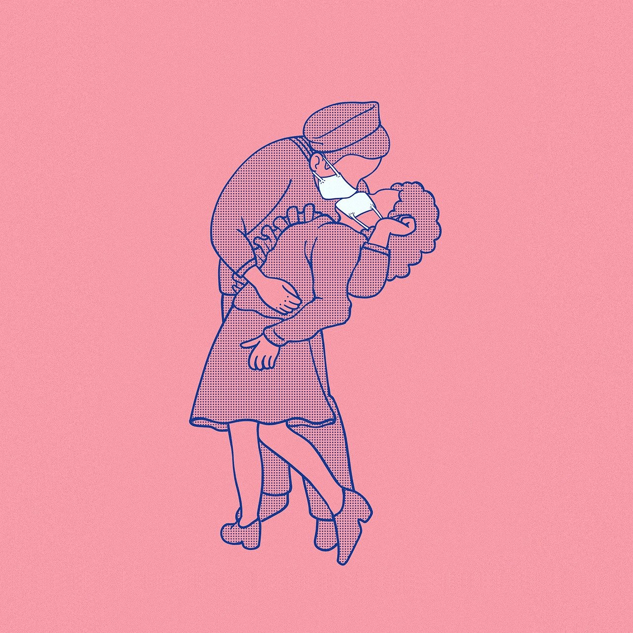 マスク　キス　タイミング