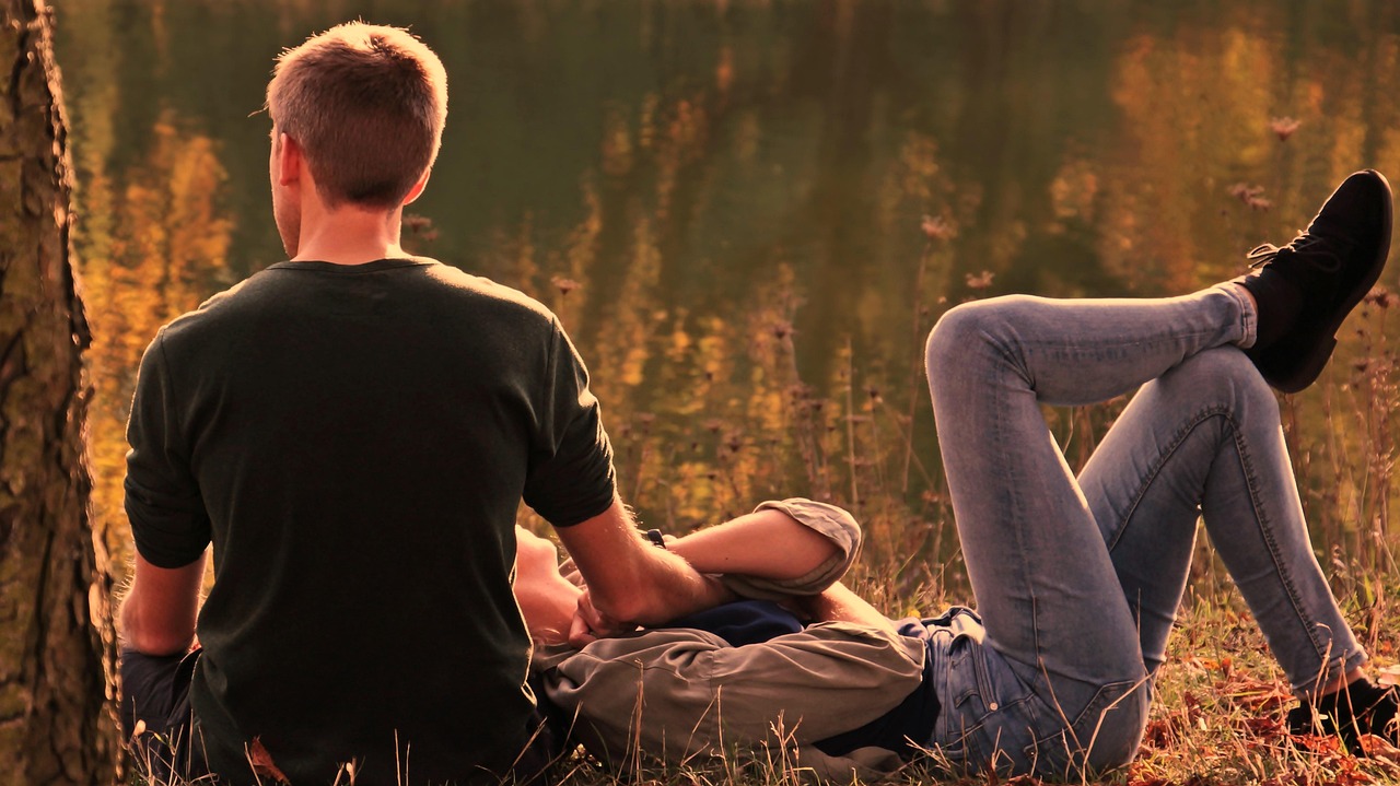 happy valentines day, couple, love, outdoors, pair, park, lovers, man, male, boy, woman, female, girl, romance, joy, happiness, romantic, date, together, relationship