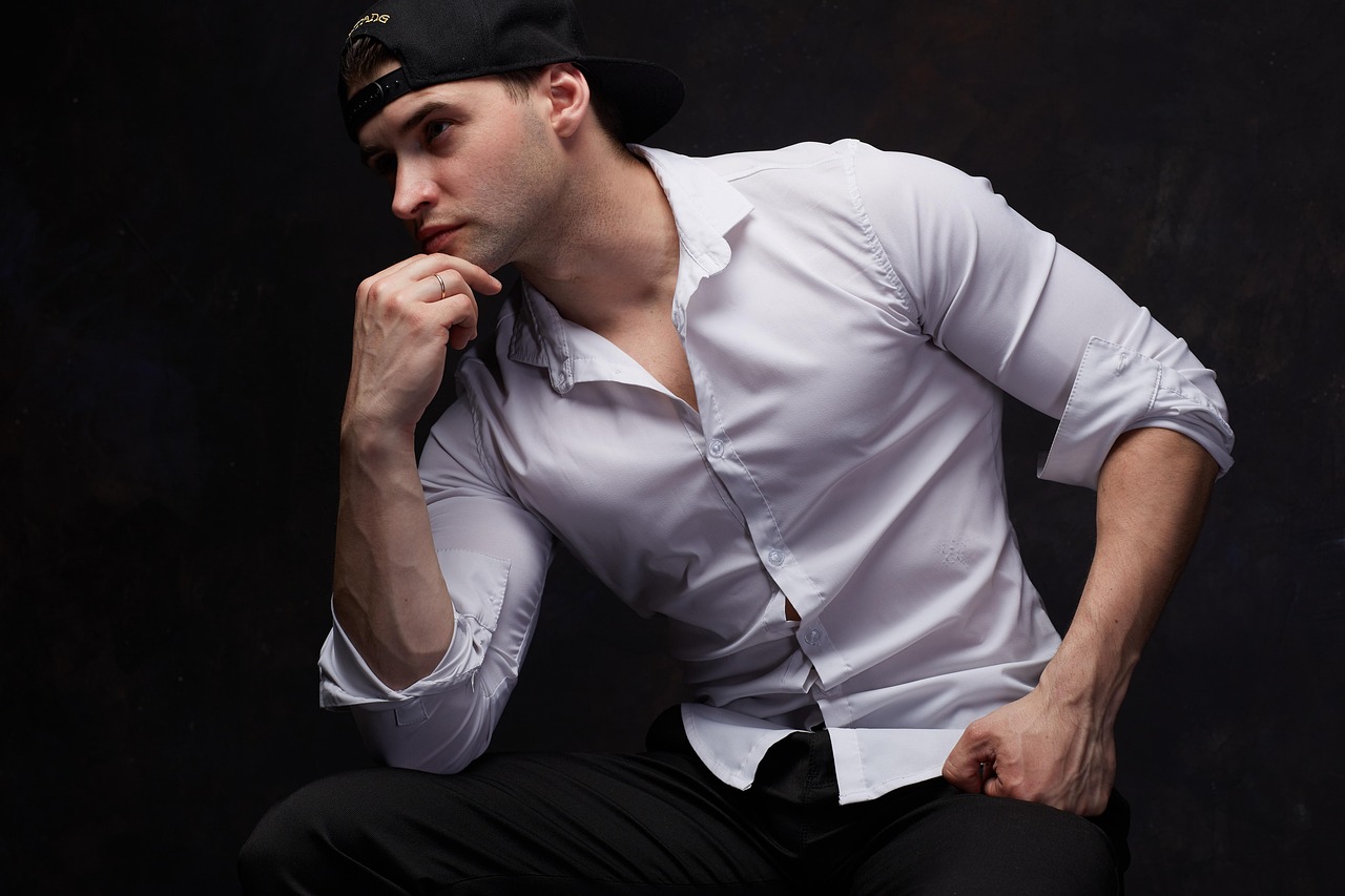 man, model, guy, young