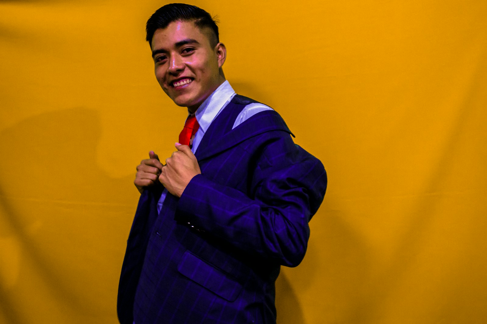 a man in a suit and tie