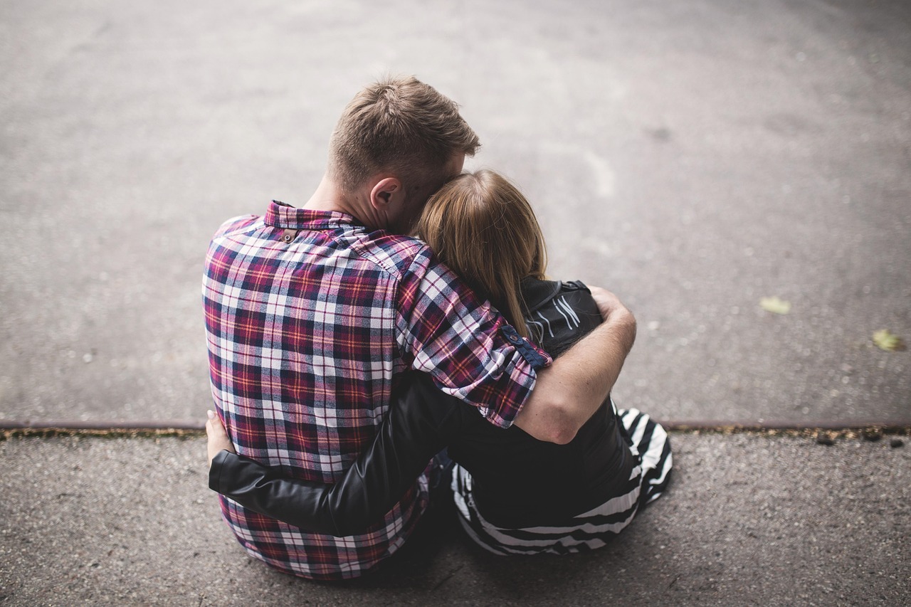 pair, embrace, hug, embracing, hugging, together, sit, sitting, relationship, love, girl, man, people, woman, father, fathers day, hug, hug, hug, hug, hug, hugging, father